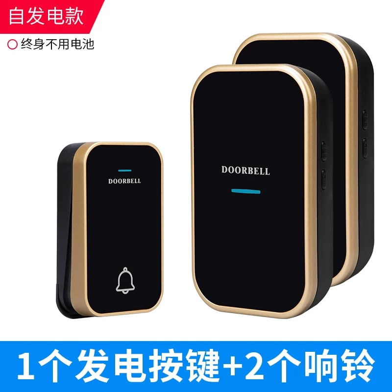 Self-Powered Wireless Doorbell with Waterproof Bell Push photo 4