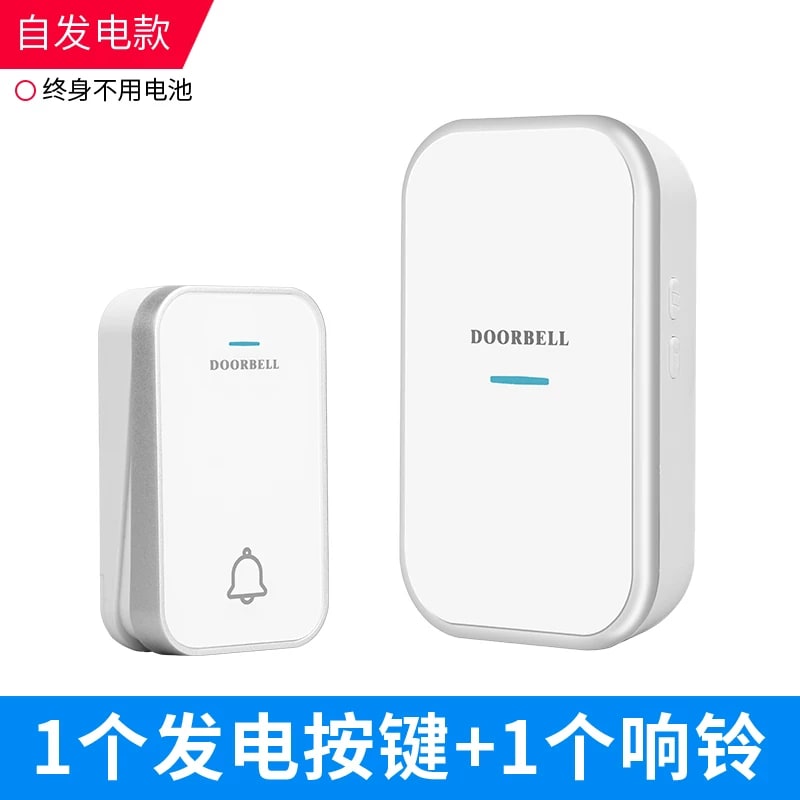 Self-Powered Wireless Doorbell with Waterproof Bell Push photo 2