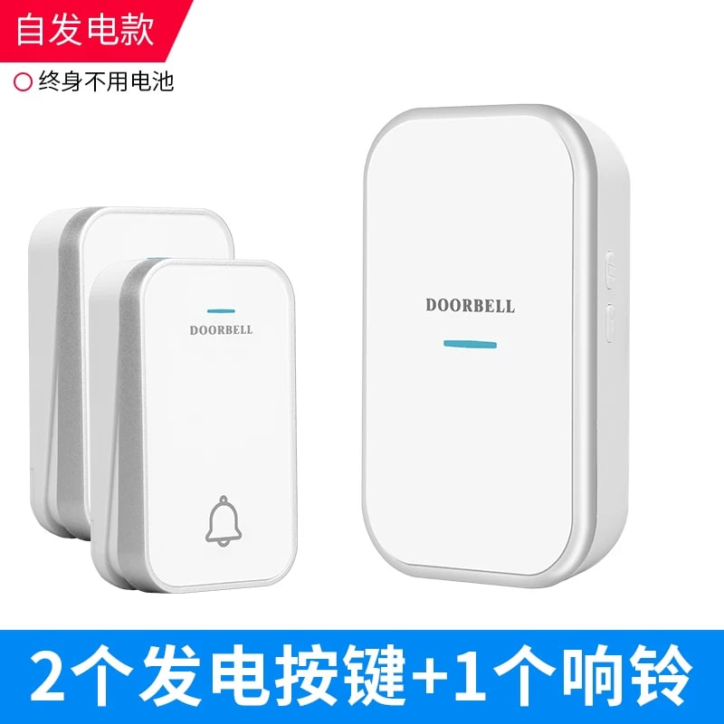 Self-Powered Wireless Doorbell with Waterproof Bell Push photo 5