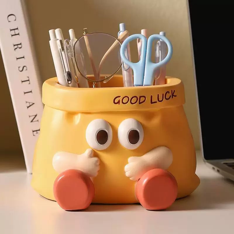 Cartoon Paper-Bag Style Desk Pen Holder photo 2