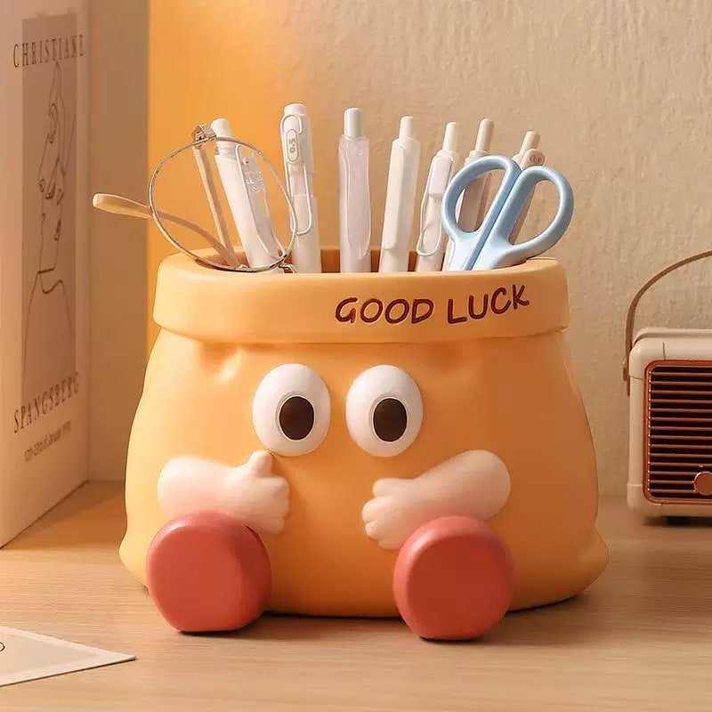 Cartoon Paper-Bag Style Desk Pen Holder photo 3