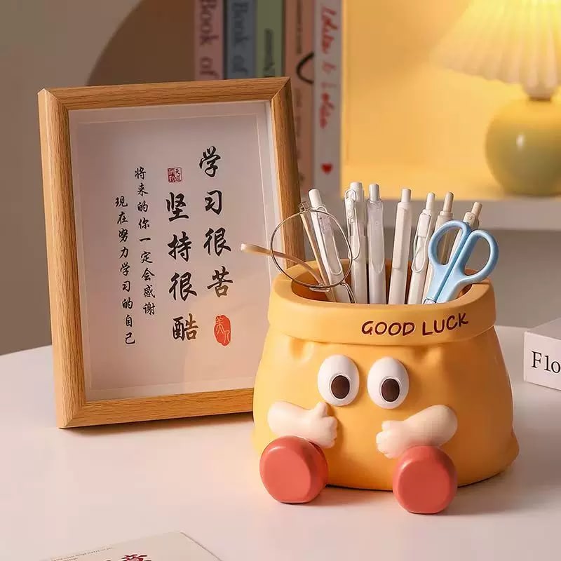 Cartoon Paper-Bag Style Desk Pen Holder photo 5
