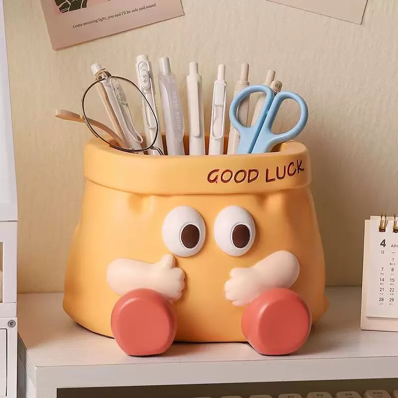 Cartoon Paper-Bag Style Desk Pen Holder photo 4