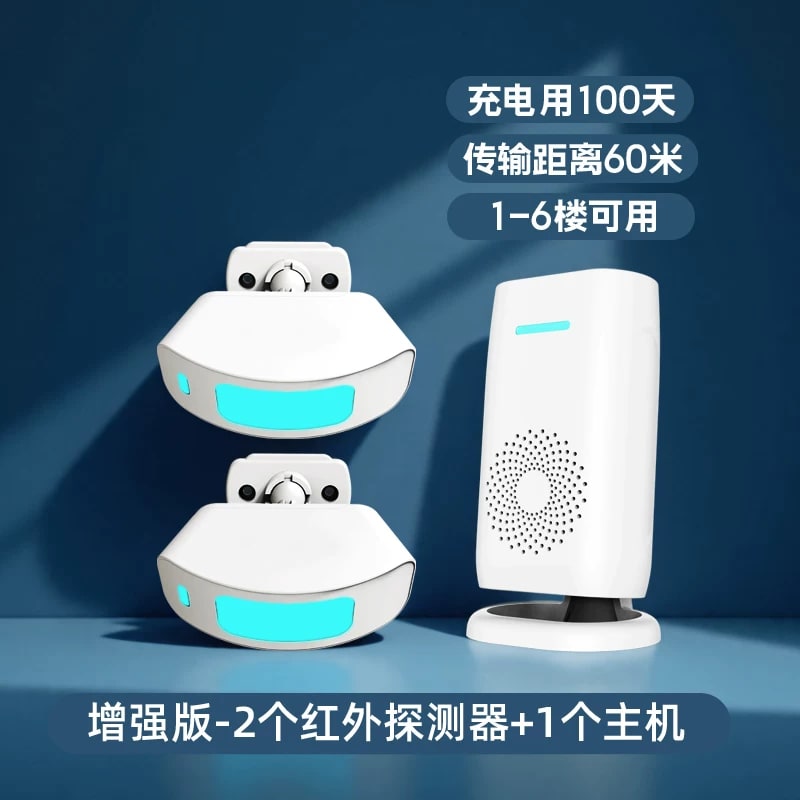 Motion Sensor Door Chime with Rechargeable Receiver photo 6