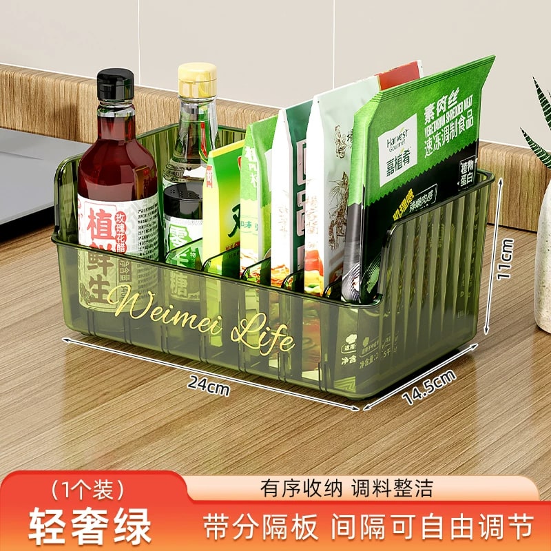 Seasoning Packet Organiser Box with Adjustable Dividers photo 6