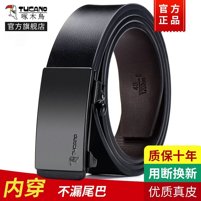 TUCANO Leather Ratchet Belt for Men — Fashion on G+ Market