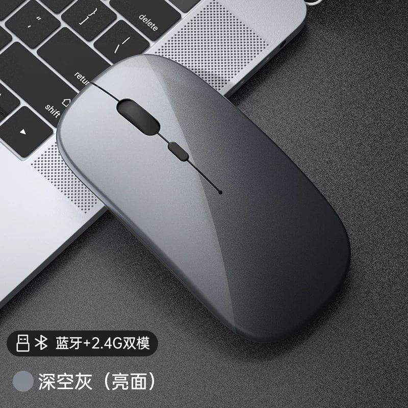 Silent Rechargeable Wireless Mouse - Dual Mode photo 2