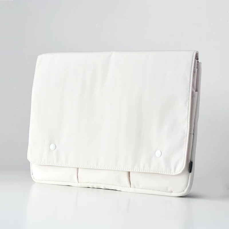 Padded Nylon Laptop Sleeve with Accessory Pockets photo 4