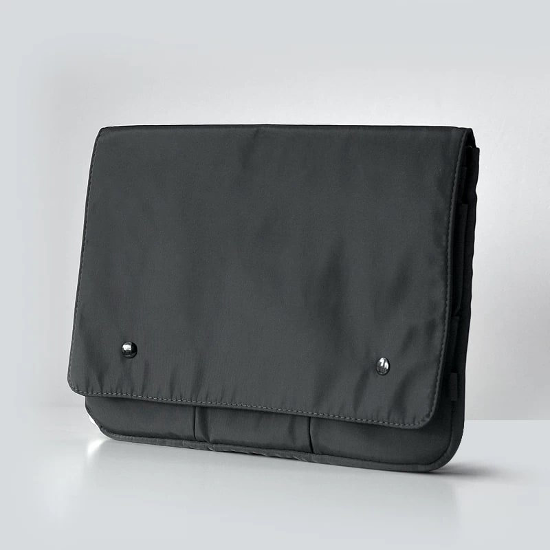 Padded Nylon Laptop Sleeve with Accessory Pockets photo 3