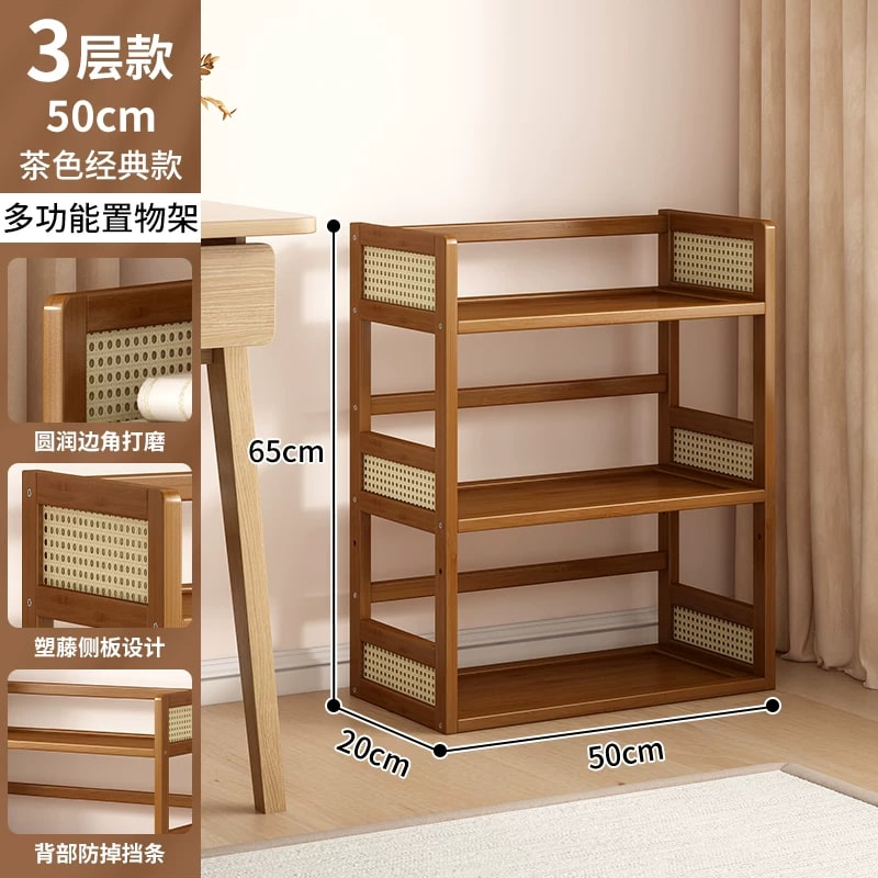 Bamboo Desktop Shelf Rack photo 5