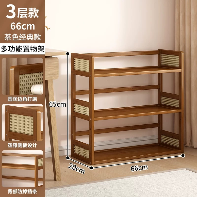 Bamboo Desktop Shelf Rack photo 6