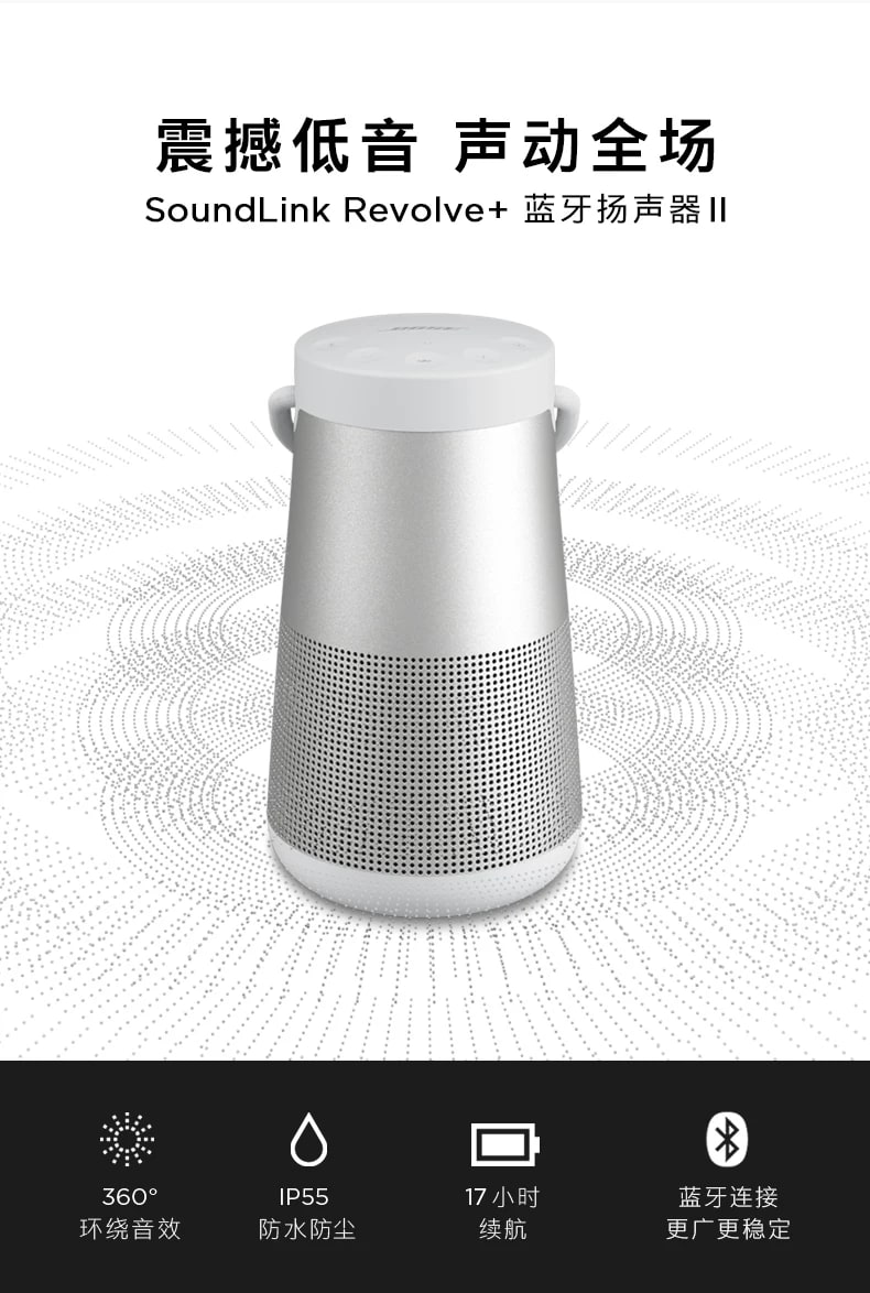 Bose SoundLink Revolve+ II Portable Bluetooth Speaker photo 6