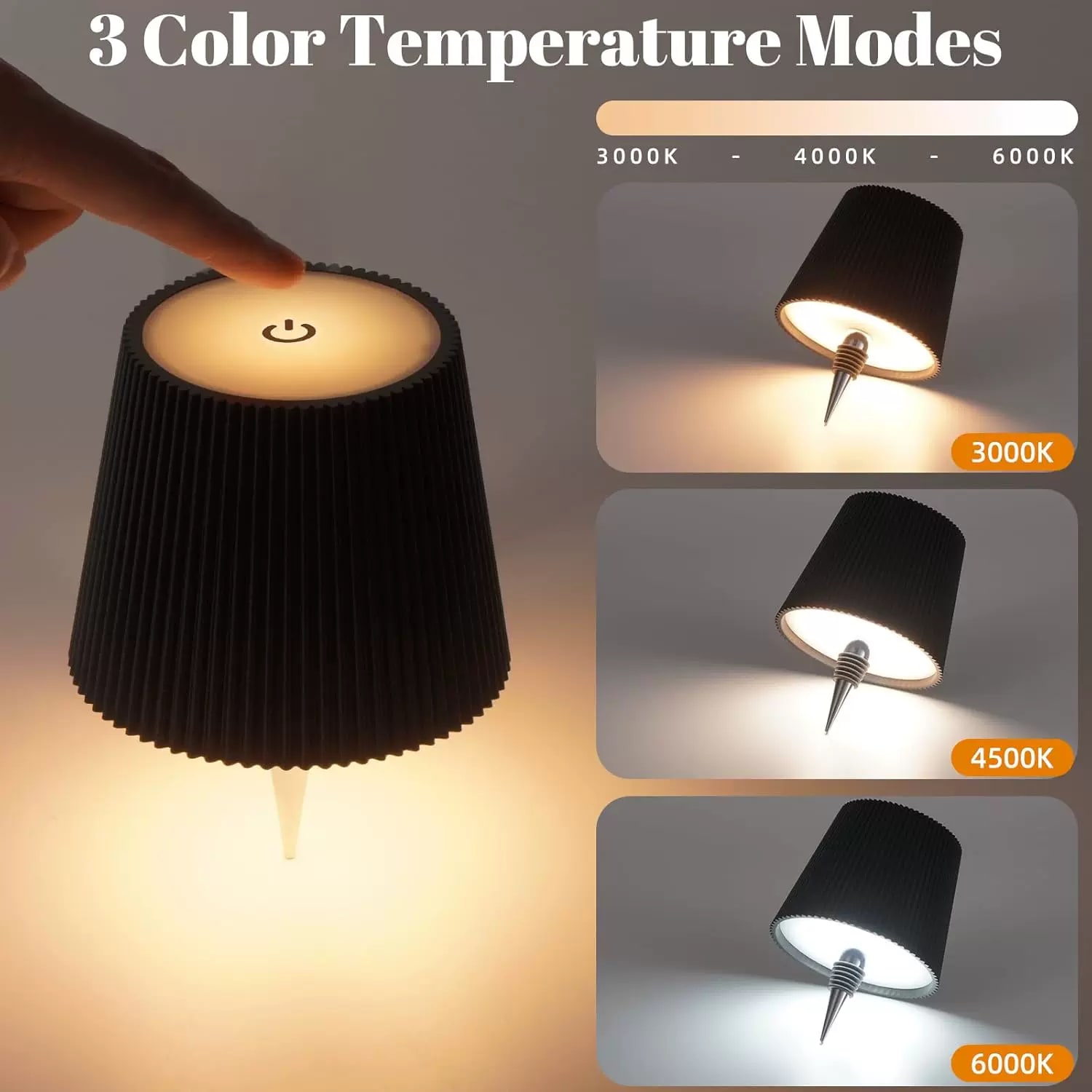 Rechargeable Bottle-Stopper LED Table Lamp photo 6