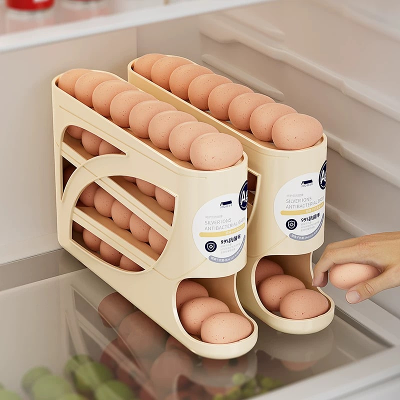 Automatic Rolling Egg Storage Box - Fridge Door — Home & Furniture on G+ Market