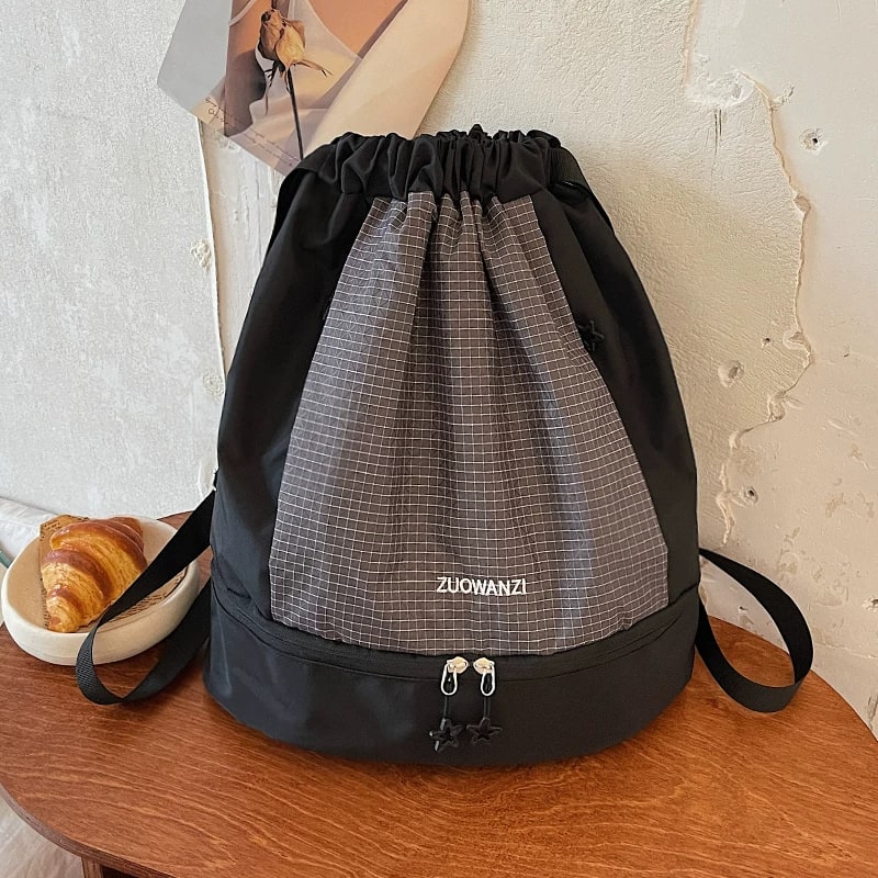 Wet and Dry Drawstring Swim and Gym Backpack photo 4