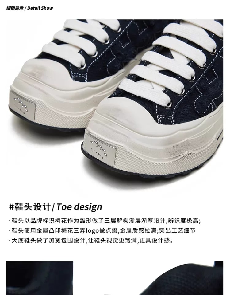 SHOOT BRAND Reprise Thick-Sole Canvas Trainers photo 5
