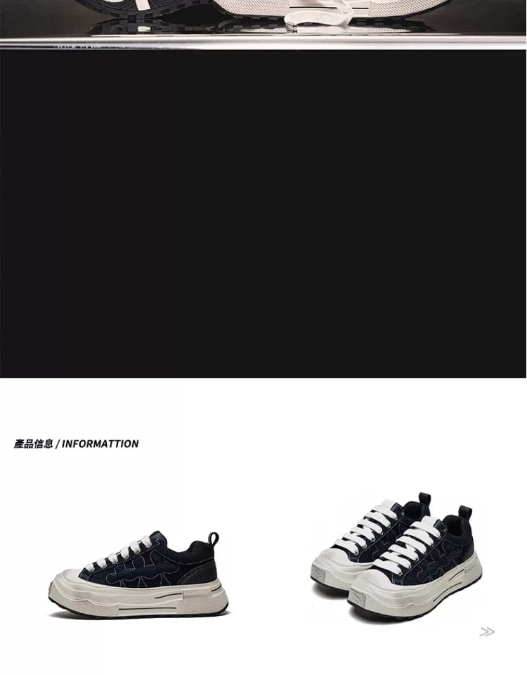 SHOOT BRAND Reprise Thick-Sole Canvas Trainers photo 3
