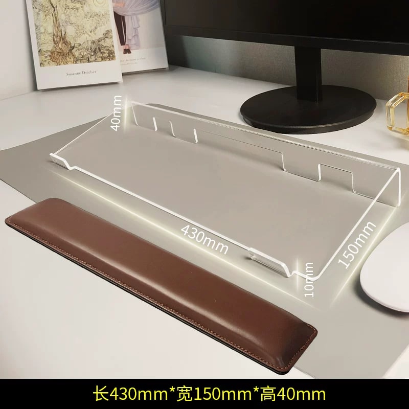 Acrylic Keyboard Tray with Wrist Rest photo 6