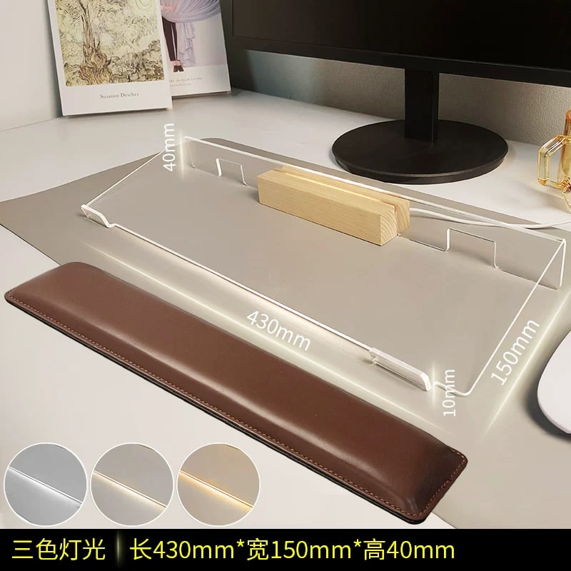 Acrylic Keyboard Tray with Wrist Rest photo 4