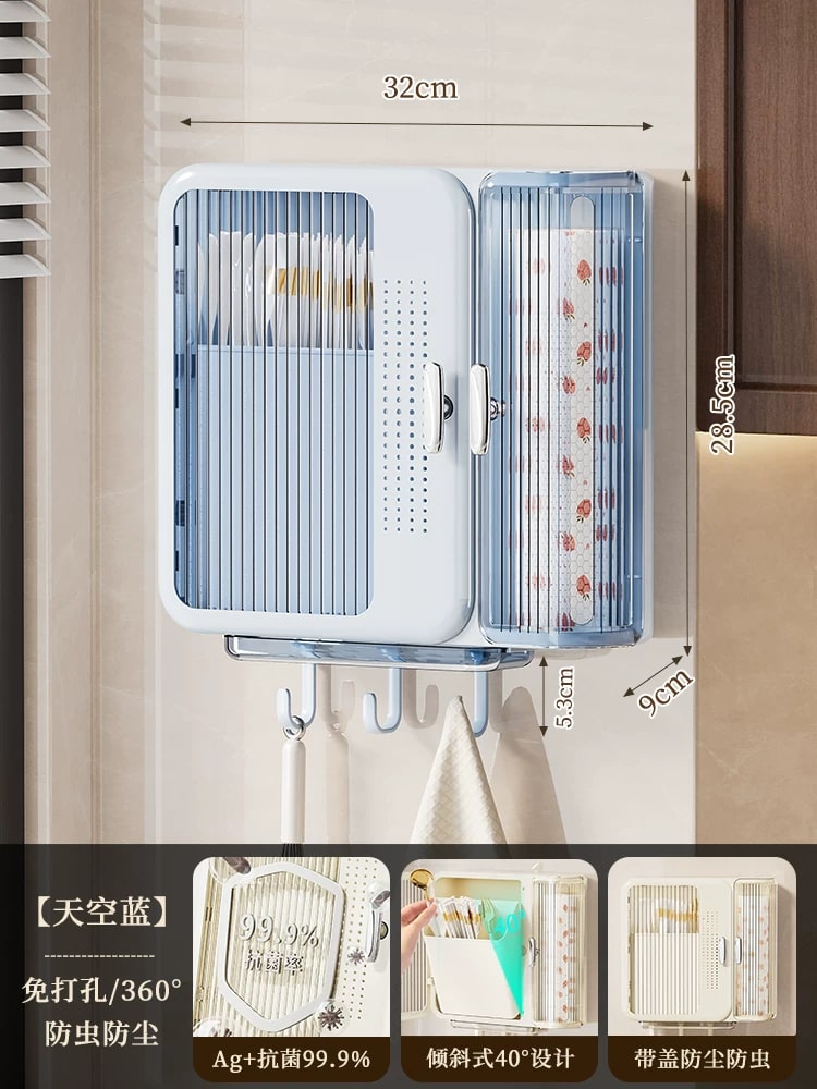 Wall-Mounted Cutlery and Chopstick Holder photo 6