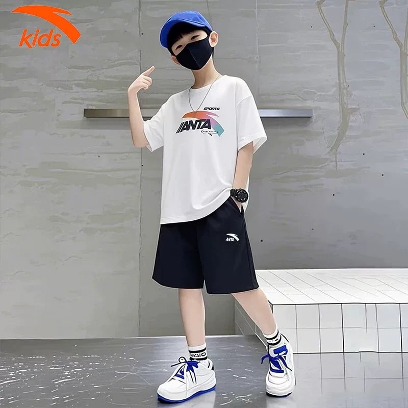 ANTA Kids Boys Quick-Dry Two-Piece Summer Set — All products on G+ Market