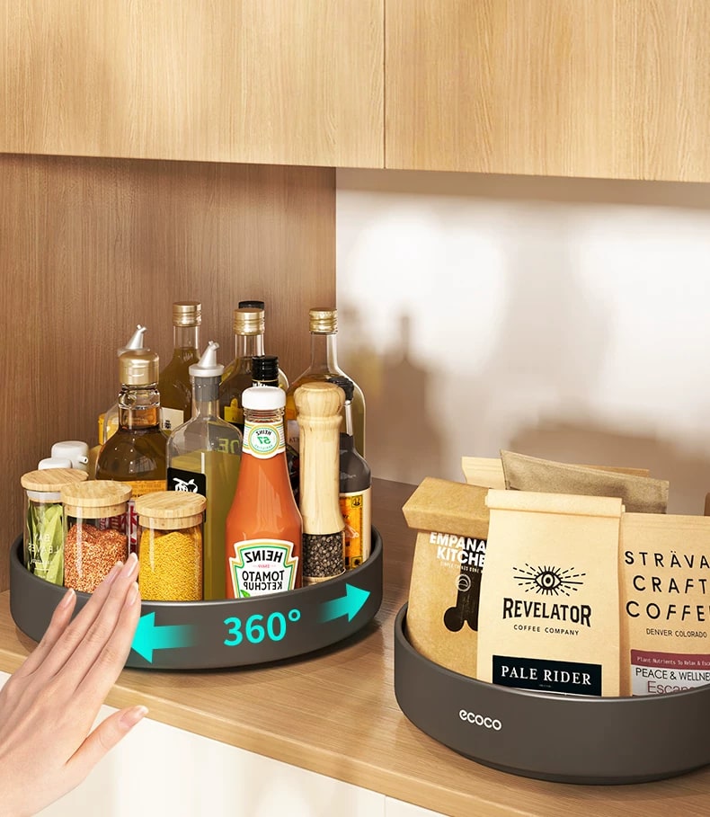 ecoco Rotating Kitchen Countertop Spice Rack photo 3