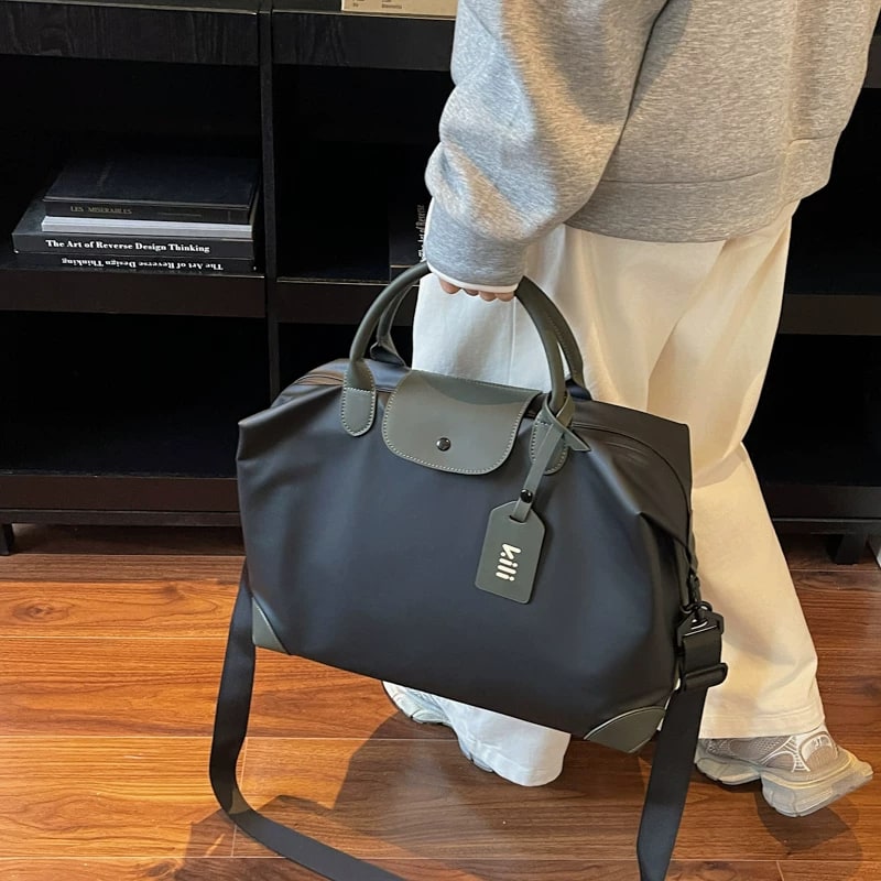 Nylon Travel Duffel Bag that Fits Over a Luggage Handle photo 6