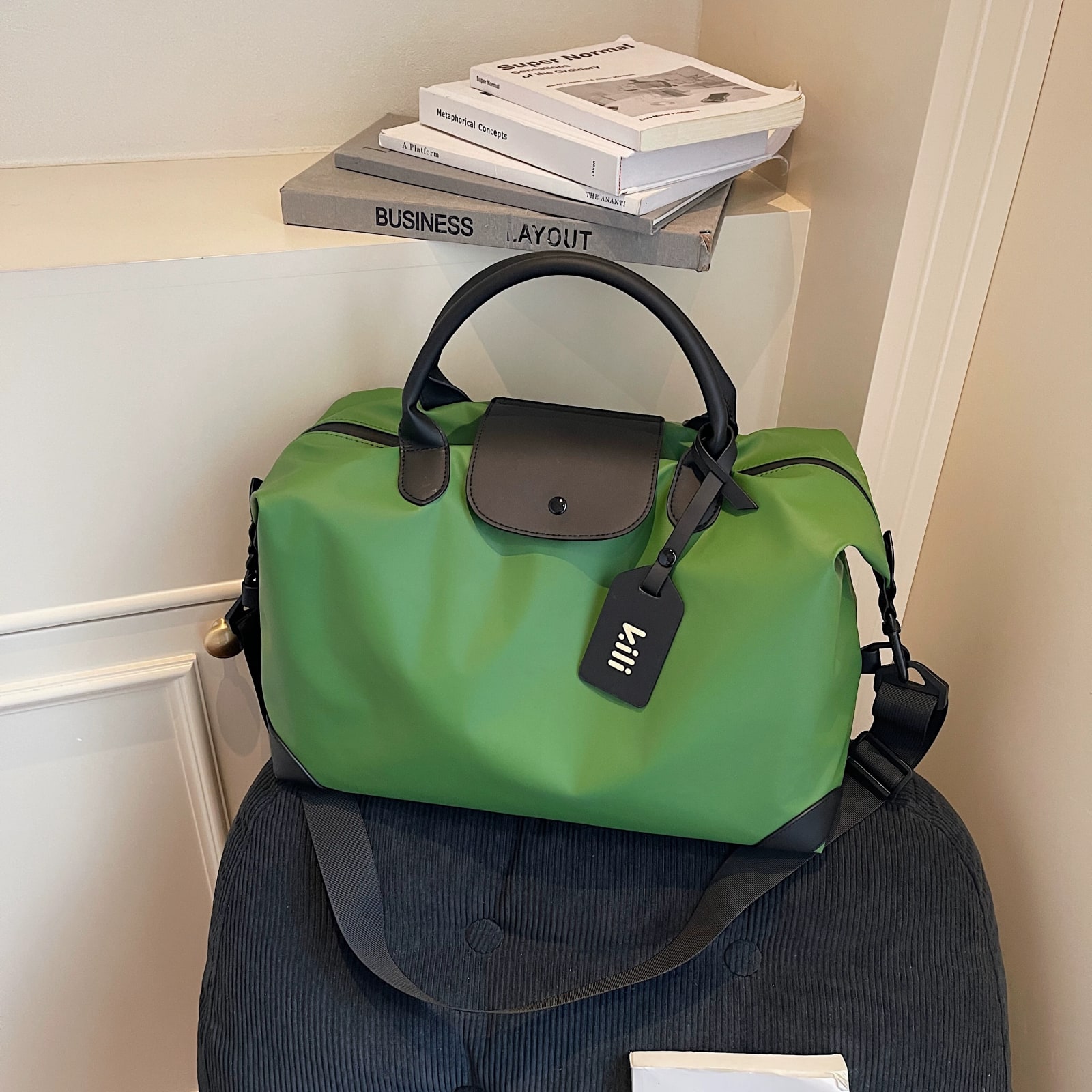 Nylon Travel Duffel Bag that Fits Over a Luggage Handle — Fashion on G+ Market