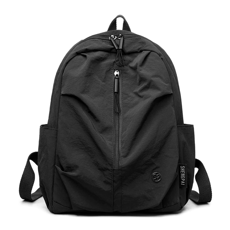 Lightweight Water-Resistant Nylon Travel Backpack photo 3