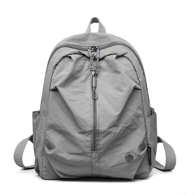 Lightweight Water-Resistant Nylon Travel Backpack photo 4