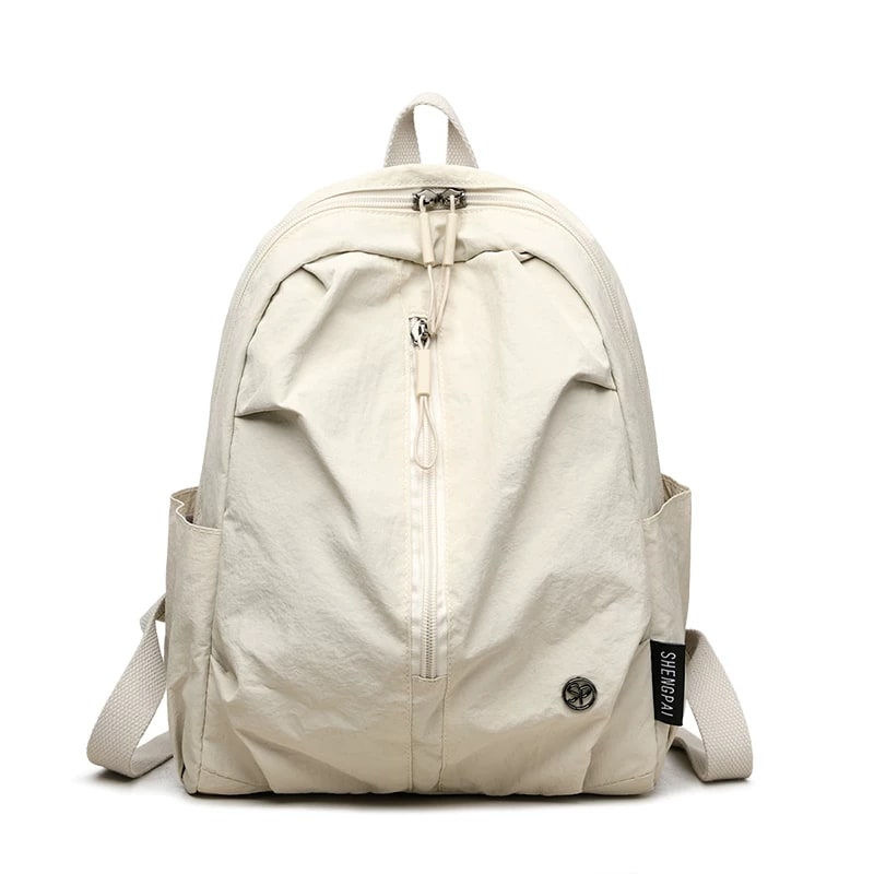 Lightweight Water-Resistant Nylon Travel Backpack photo 2