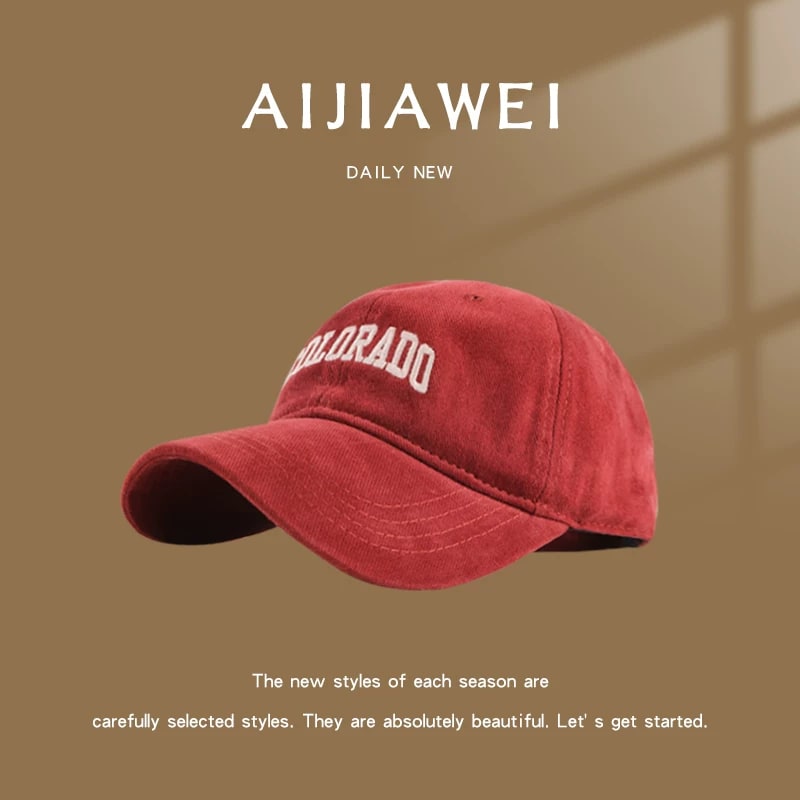 Wide-Brim Deep-Crown Baseball Cap photo 3