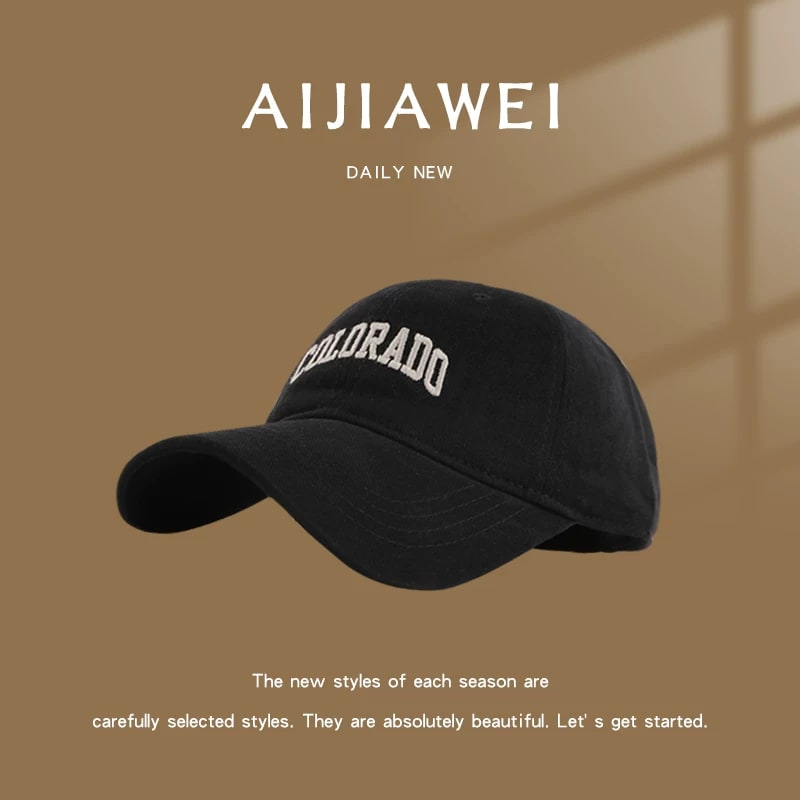 Wide-Brim Deep-Crown Baseball Cap photo 2