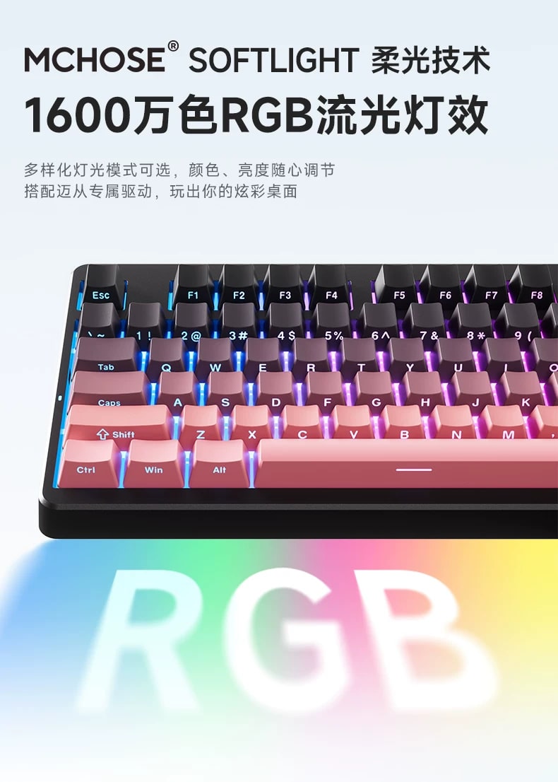 G98 Wireless Mechanical Keyboard - Tri-Mode with Knob photo 3