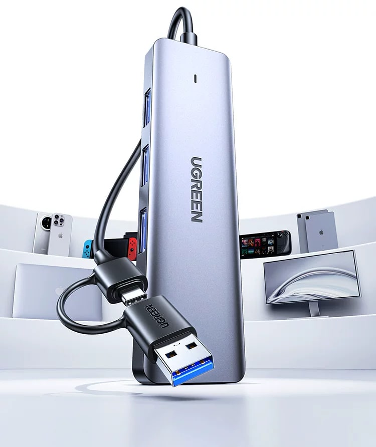 UGREEN USB-C Hub - 4-Port with Power Delivery — Electronics on G+ Market