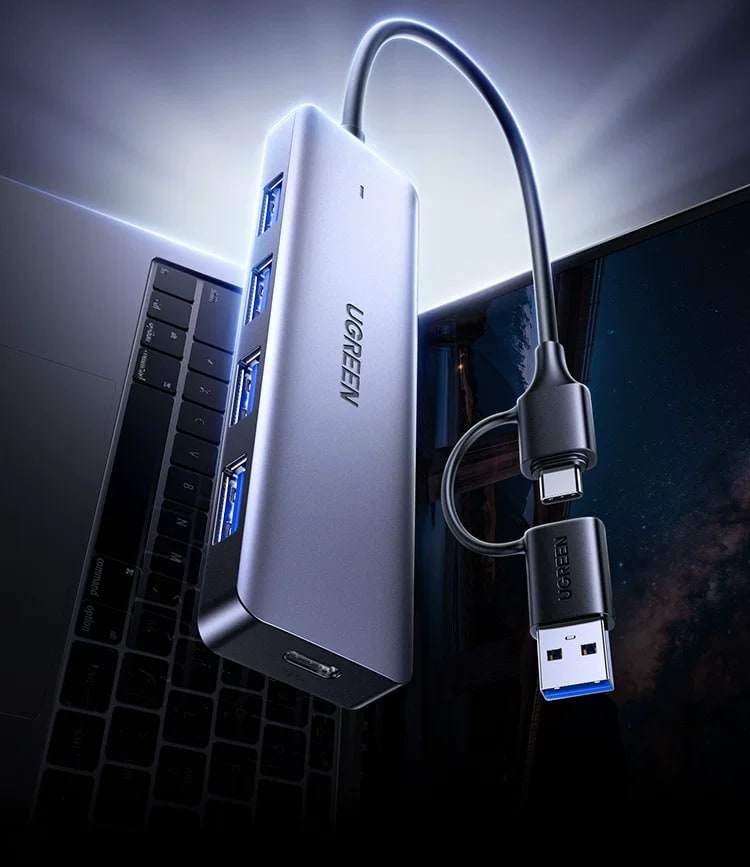 UGREEN USB-C Hub - 4-Port with Power Delivery photo 2