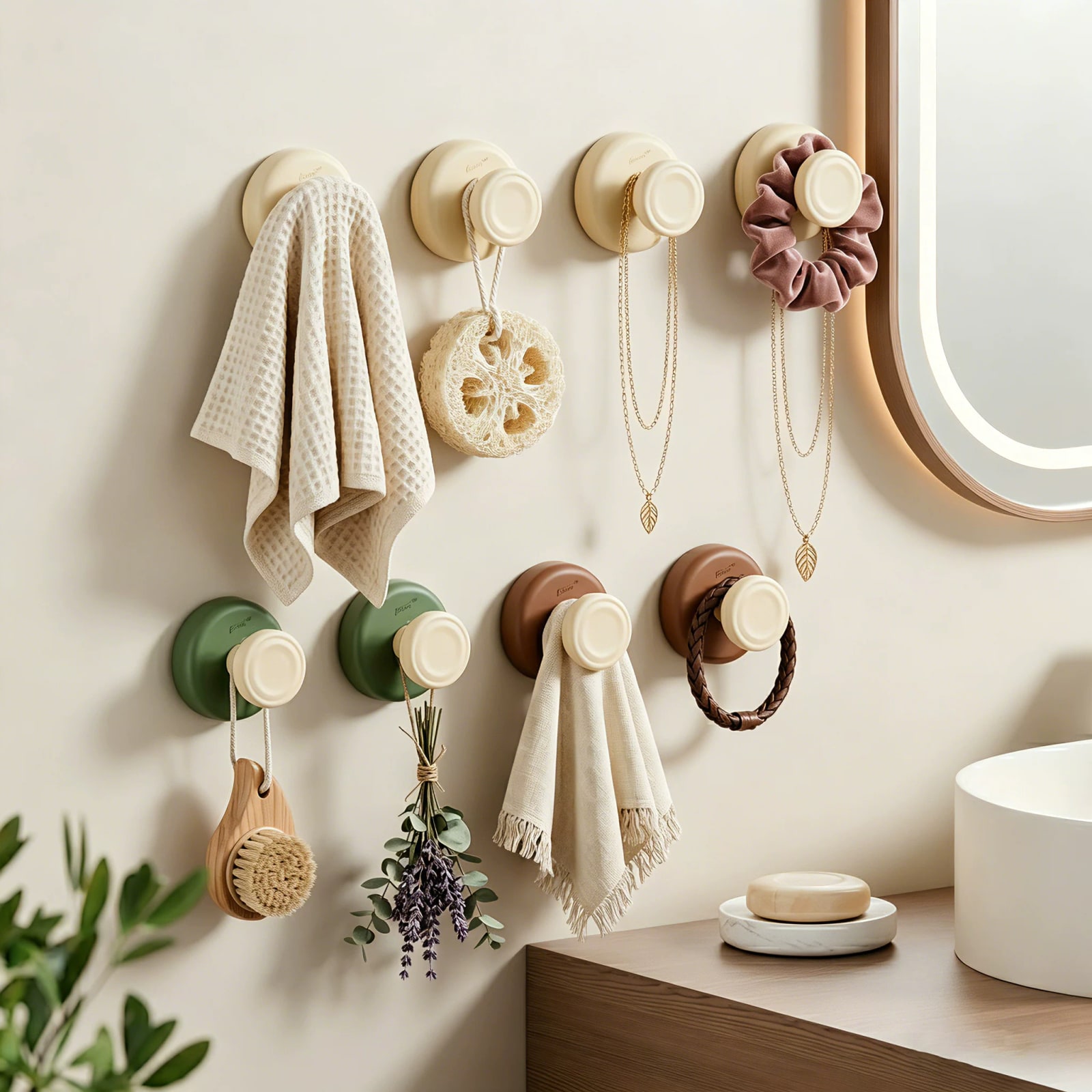 No-Drill Suction Cup Wall Hooks photo 3
