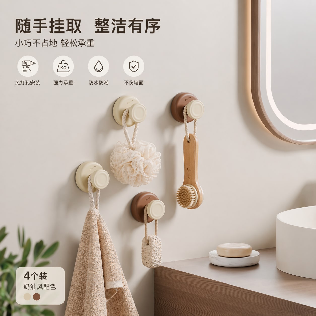 No-Drill Suction Cup Wall Hooks photo 6