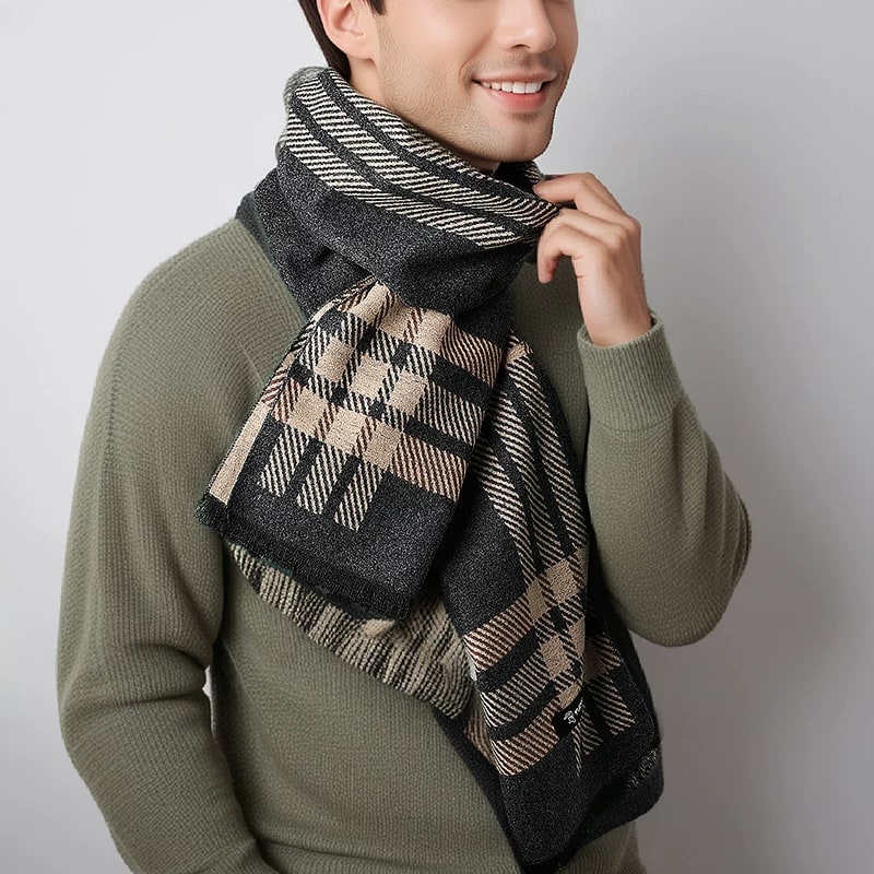 TUCANO Men's Knitted Winter Scarf 180cm photo 3