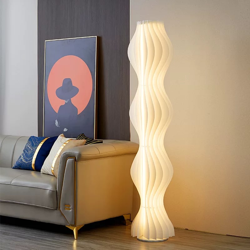 Fluted Ring Floor Lamp 170cm for Living Rooms and Studios — Home & Furniture on G+ Market