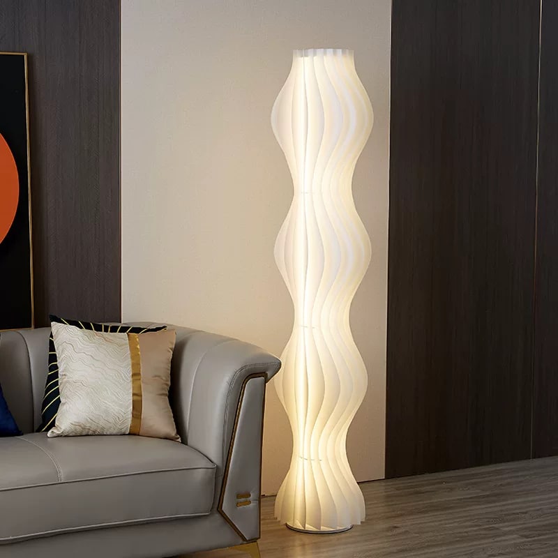 Fluted Ring Floor Lamp 170cm for Living Rooms and Studios photo 4