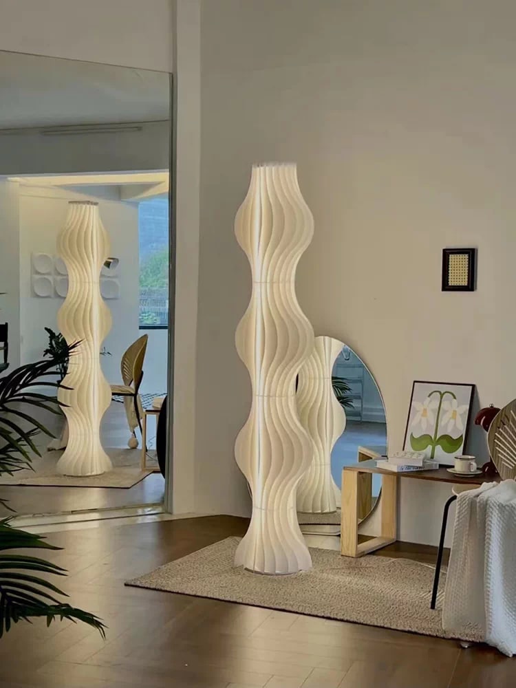 Fluted Ring Floor Lamp 170cm for Living Rooms and Studios photo 5
