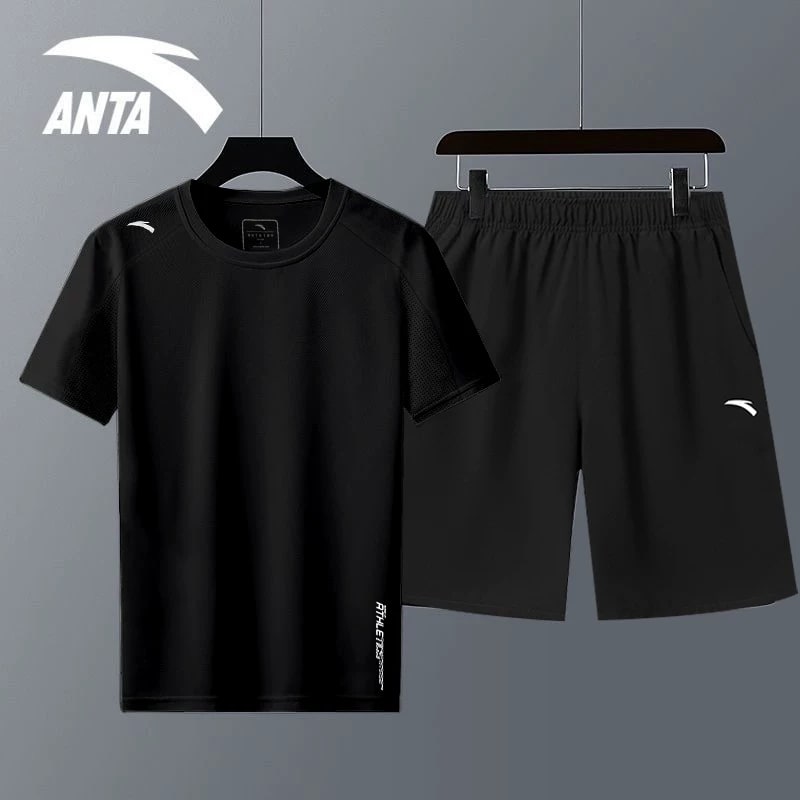 Anta Men's Quick-Dry Sportswear Set - Vest and Shorts — Fashion on G+ Market