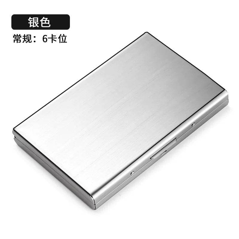Stainless Steel Card Case with NFC Shielding