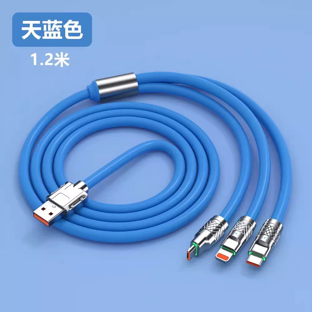 3-in-1 Fast Charging Cable - Custom Logo