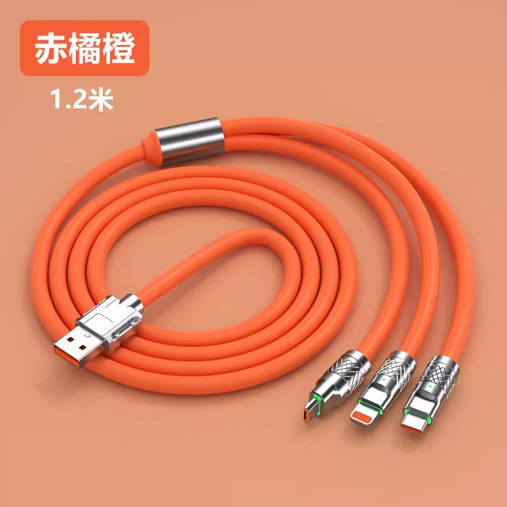 3-in-1 Fast Charging Cable - Custom Logo photo 2