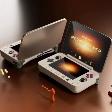 AYANEO FLIP 1S DS Dual-Screen Handheld Gaming PC, 7-Inch OLED photo 3