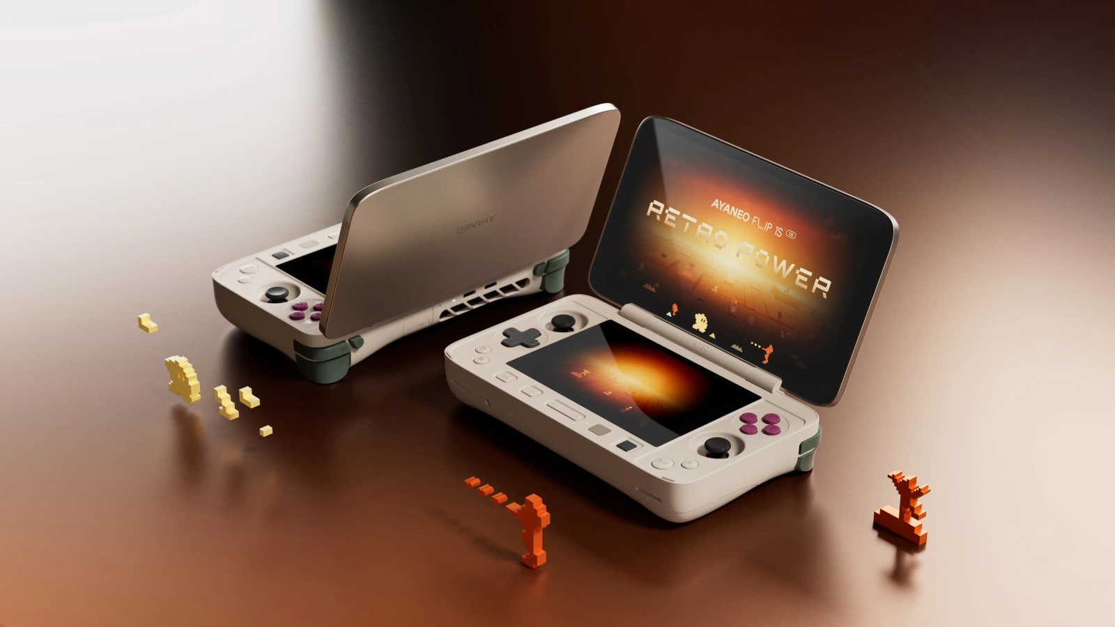 AYANEO FLIP 1S DS Dual-Screen Handheld Gaming PC, 7-Inch OLED photo 4