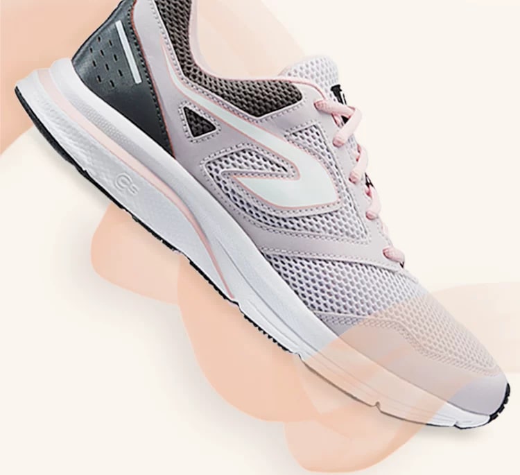 Decathlon Women's Breathable Cushioned Running Shoes photo 3