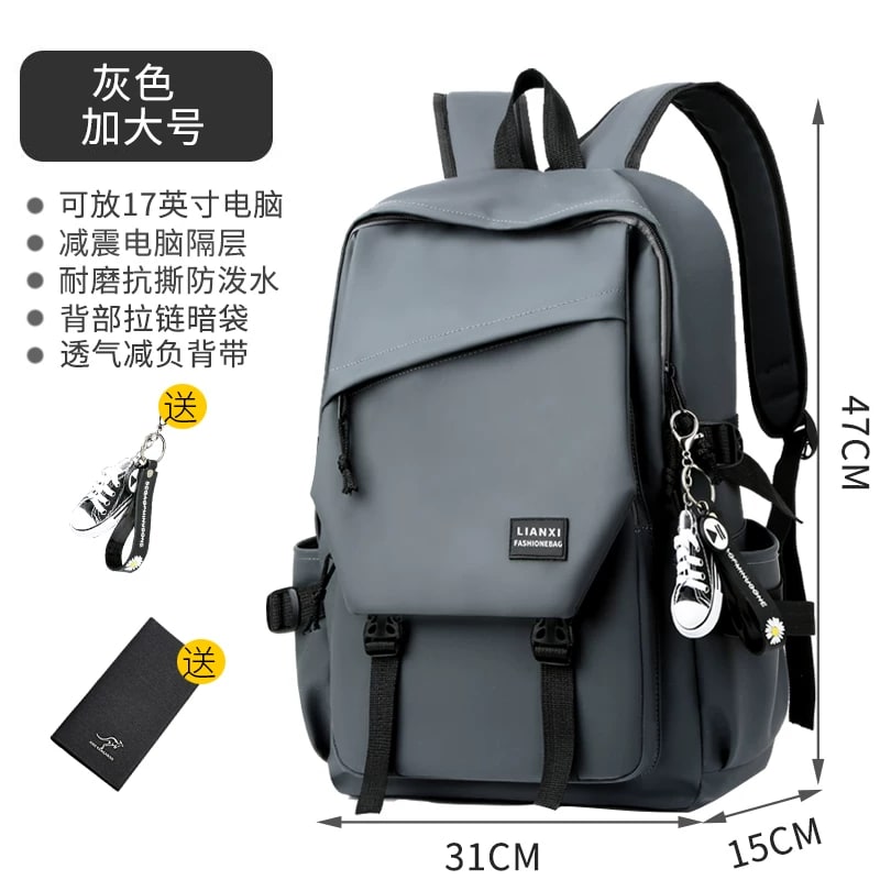 Men's Large-Capacity Casual Laptop Backpack photo 6